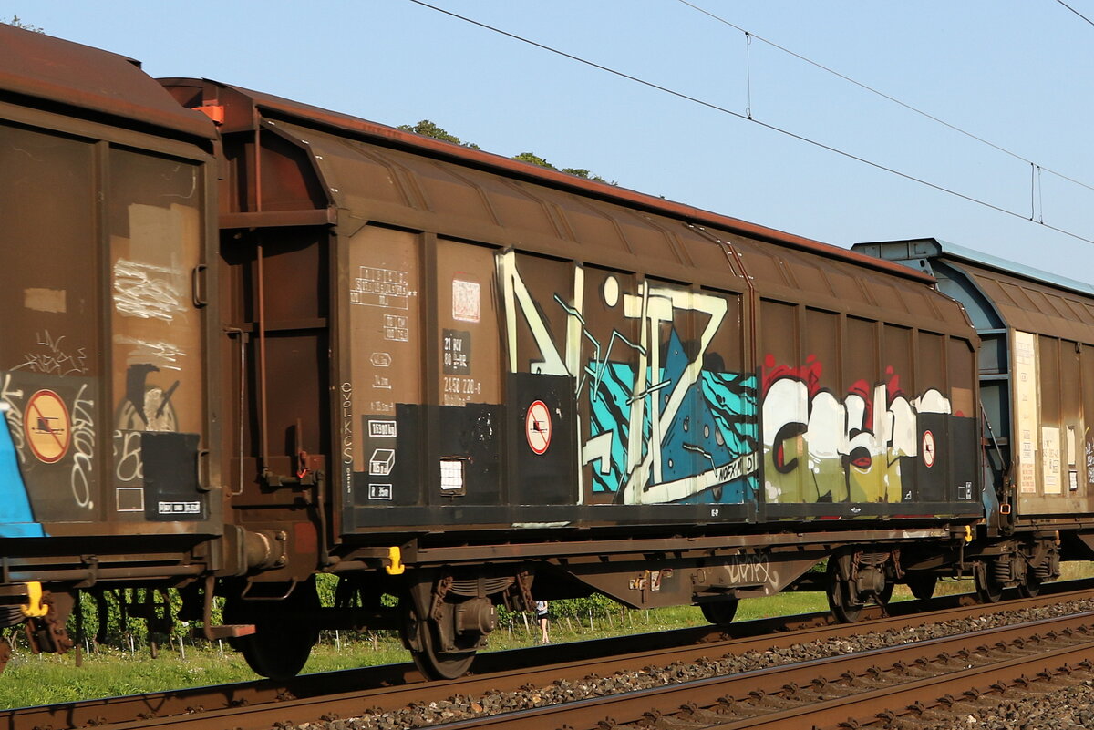 2458 228 (Hbbillns) am 23. Juli 2021 bei Himmelstadt.