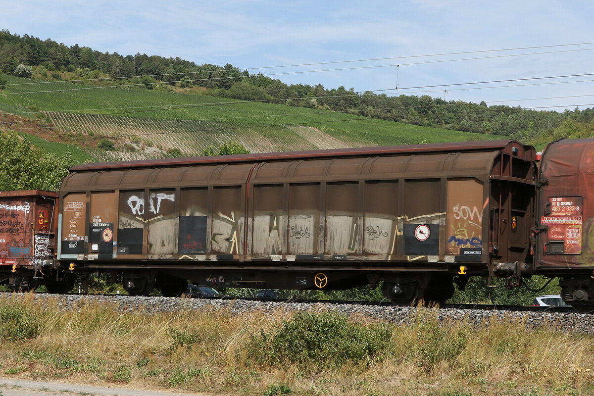 2471 356 (Hbbillns) am 5. August 2022 bei Thngersheim.