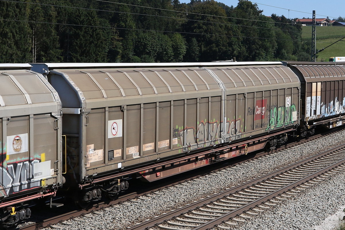 2743 127 (Habbiins) von  Rail Cargo Austria  am 9. September 2020 bei Grabensttt.