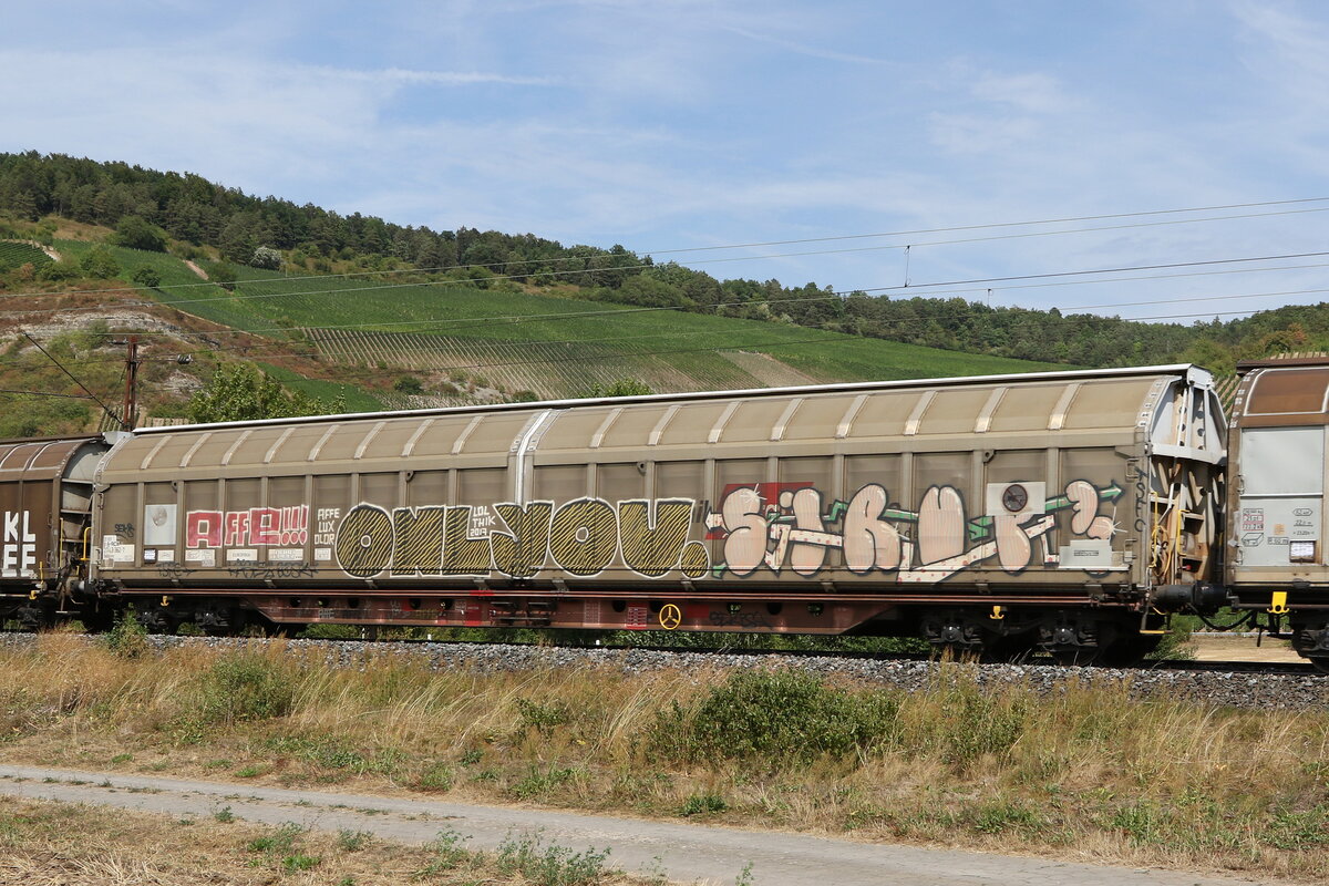 2743 362 (Habbiins) von  Rail Cargo Austria  am 5. August 2022 bei Thngersheim.