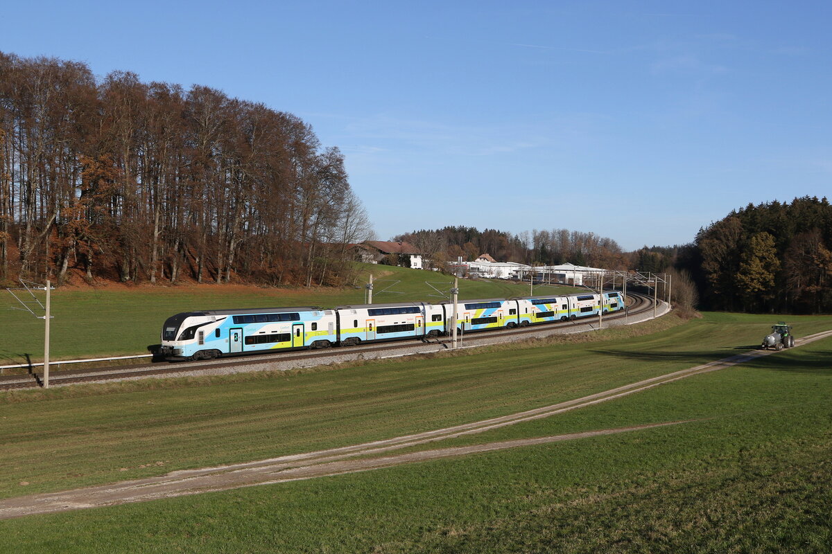 4010 018 aus Wien kommend am 225. November 2024 bei Axdorf.