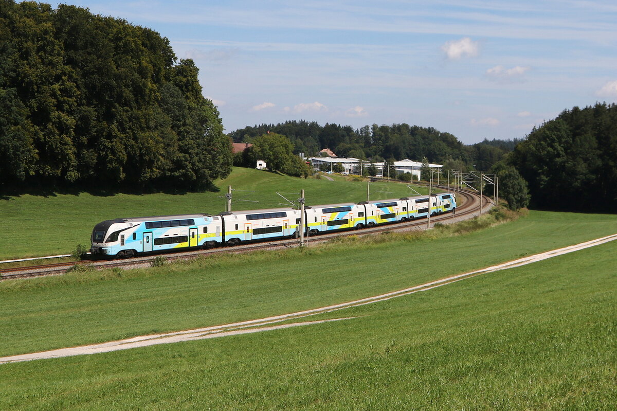 4010 018 aus Wien kommend am 26. August 2025 bei Axdorf im Chiemgau.