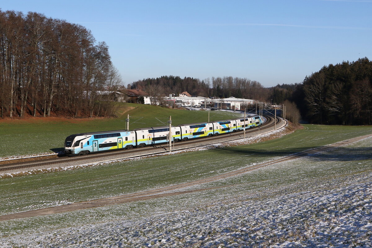 4010 032 aus Wien kommend am 25. Dezember 2024 bei Axdorf.