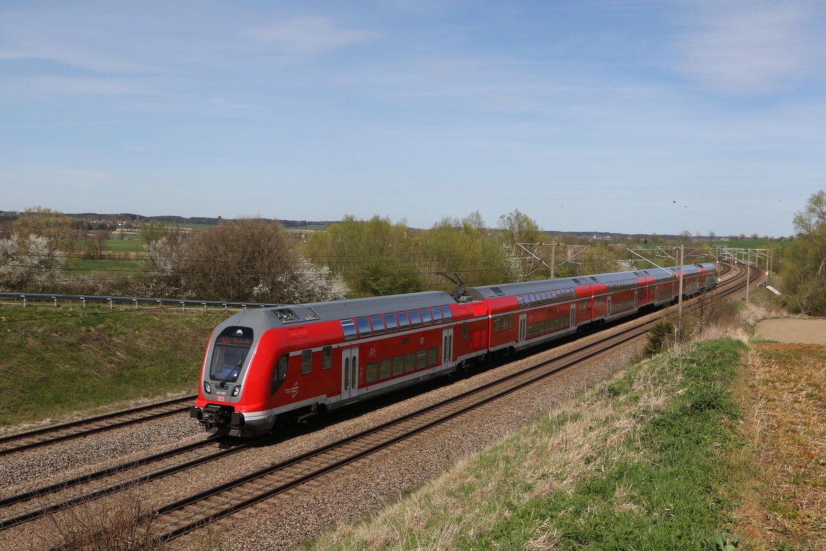 445 085 am 6. April 2024 bei Vierkirchen.