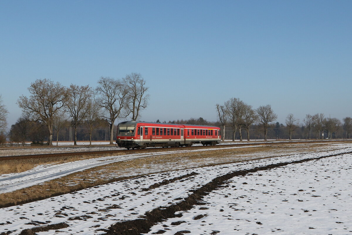 628 627 war am 21. Januar 2026 bei Heiligenstatt auf dem Weg nach M�hldorf.