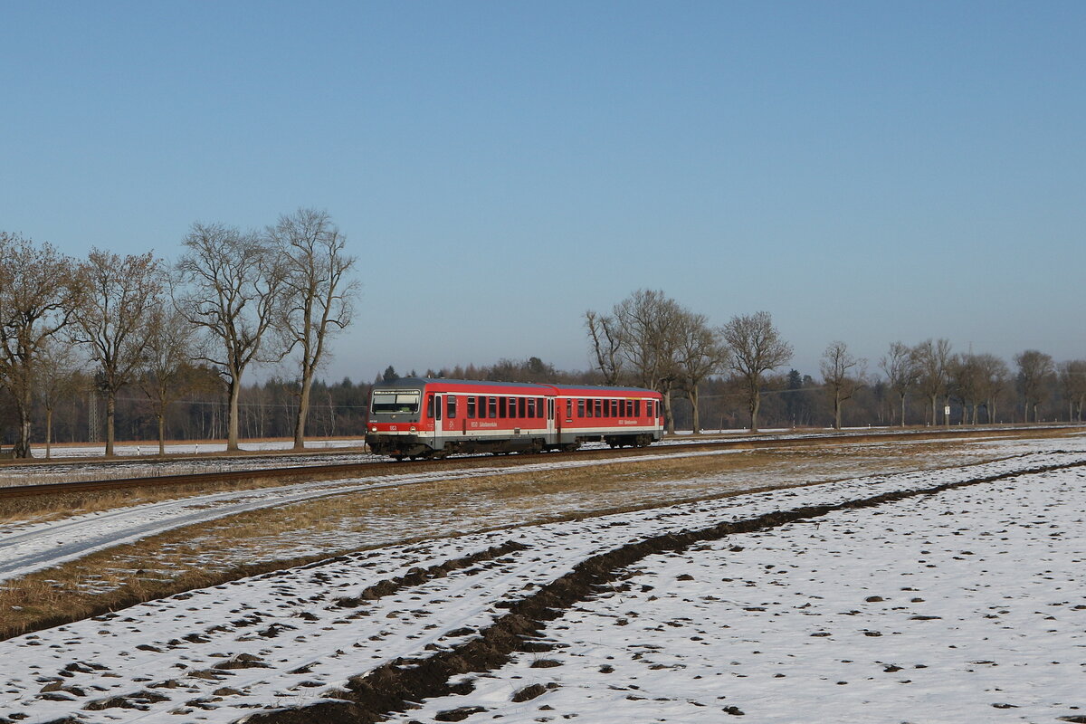 628 646 war am 21. Januar 2026 bei Heiligenstatt in Richtung M�hldorf unterwegs.