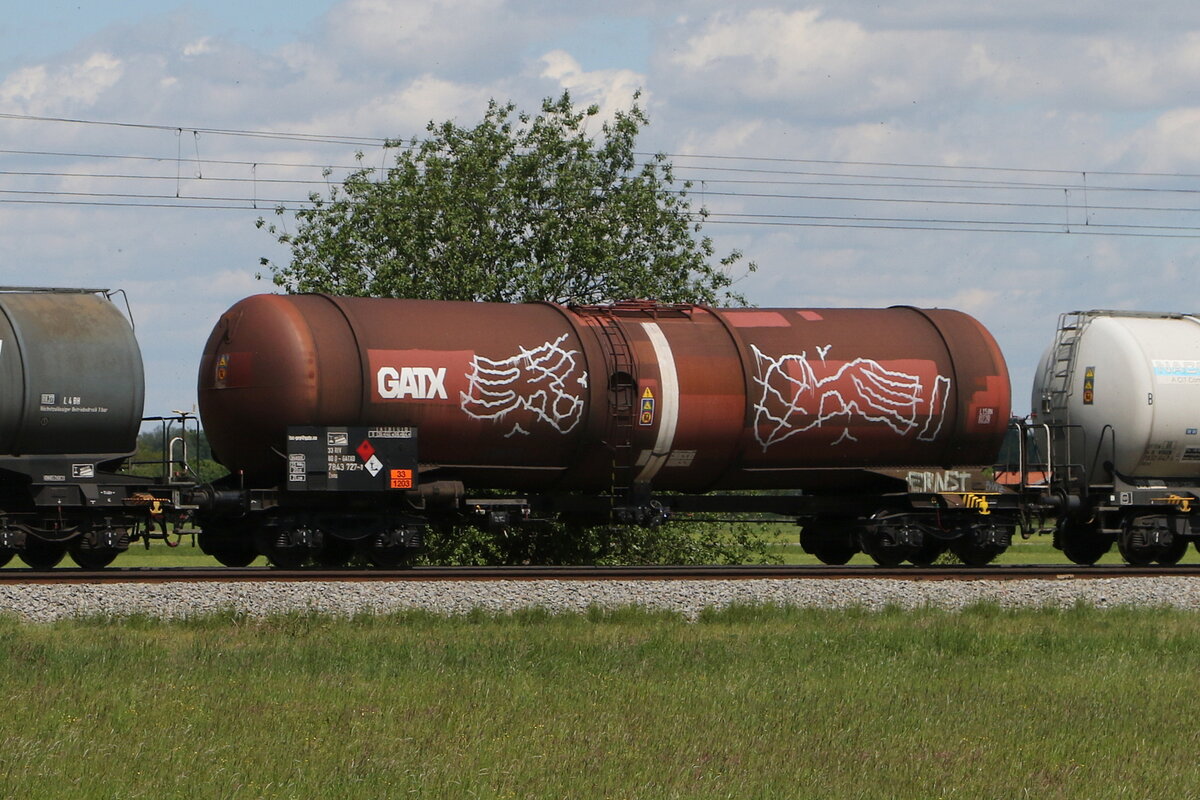 7843 727 (Zans) von  GATX  am 13. Mai 2026 bei �bersee.