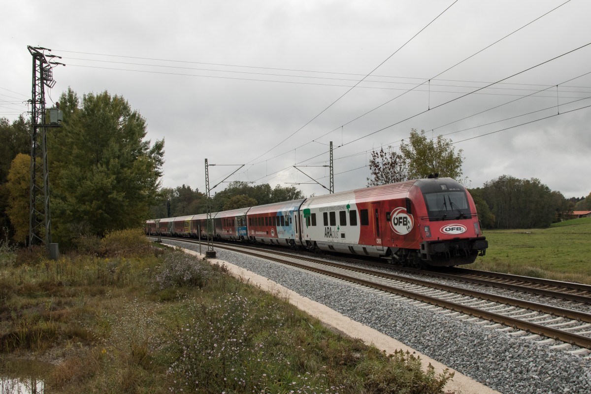 80 90 725 mit dem  FB Rail Jet  aus Salzburg kommend am 23. Oktober 2015 bei bersee.