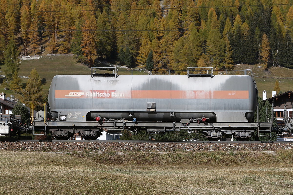 Kesselwagen Uac 7997 am 21. Oktober 2020 bei Bever.