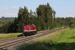 203 843 war am 19. Juni 2026 bei Pechbrunn in Richtung Marktredwitz unterwegs.