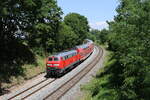 218 428 aus Marktredwitz kommend am 19.