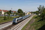 223 081 war am 14. Mai 2025 auf dem Weg nach Regensburg. Aufgenommen bei der Durchfahrt von Maxhtte-Haidhof.