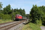 232 209 mit einem Autozug aus Hof kommend am 18.
