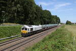 br-247-class-77-2/855615/077-026-war-am-18-juni 077 026 war am 18. Juni 2024 bei Hufschlag auf dem Weg nach Traunstein.