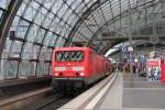 114 016 kam kurze Zeit spter aus der anderen Richtung wieder im  Berliner Hauptbahnhof  an.