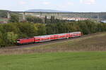 114 024 war am 17. September 2023 bei Marktbreit in Richtung Wrzburg unterwegs.
