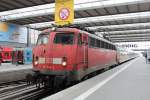 BR 115/199838/115-346-9-ist-soeben-in-den 115 346-9 ist soeben in den Mnchner Hauptbahnhof eingefahren. Aufgenommen am 9. April 2012.