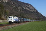 139 312 & 193 706 waren am 21. April 2021 mit dem  Walter-Zug  bei Niederaudorf in Richtung Kufstein unterwegs.