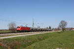 185 159 mit einem  M�llzug  aus Freilassing kommend am 7.