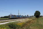 6193 192 von 'Railpool' mit einem 'WALTER-KLV' aus Salzburg kommend am 13. August 2026 bei �bersee am Chiemsee.