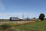 6193 192 von 'Railpool' war am 30. August 2026 mit einem 'KLV' bei �bersee in Richtung M�nchen unterwegs.