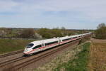 403 018  Mnster  und 403 033  Goslar  auf dem Weg nach Mnchen am 6. April 2024 bei Vierkirchen.