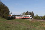 403 052  Mnchengladbach  auf dem Weg nach Mnchen am 6. April 2024 bei Fahlenbach.