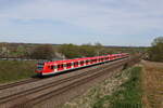 423 615 und 423 710 aus Petershausen kommend am 6.