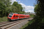 612 062 war am 2. Mai 2024 bei Pirkensee auf dem Weg nach Regensburg.