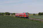 612 098 war am 14. Mai 2025 bei Unterackerhof in Richtung Regensburg unterwegs.