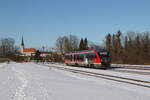 BR 642/905936/642-703-bei-der-ausfahrt-aus 642 703 bei der Ausfahrt aus H�rpolding in Richtung M�hldorf am 4. Januar 2026.