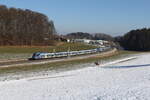 430 008 und 430 003 auf dem Weg nach Mnchen. Aufgenommen am 15. Februar 2025 bei Axdorf.