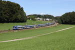 430 022 und 430 007 auf dem Weg nach München. Aufgenommen am 3. September 2025 bei Axdorf im Chiemgau. 430 022 und 430 007 auf dem Weg nach München. Aufgenommen am 3. September 2025 bei Axdorf im Chiemgau.
