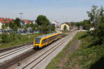 1648 207 bei der Ausfahrt aus Maxhtte-Haidhof in Richtung Regensburg am 14. Mai 2025.