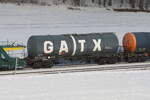 7813 665 (Zans) von  GATX  am 13. Januar 2024 bei Axdorf.