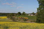 1648 212 auf dem Weg nach Regensburg am 12. Mai 2025 bei Escheldorf.