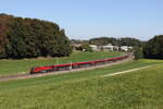 1116 215 aus Salzburg kommend am 23. September 2026 bei Axdorf im Chiemgau.
