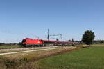 1116 043 war am 28. September 2026 bei �bersee am Chiemsee in Richtung Kufstein unterwegs.