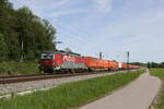 br-1293-2/854032/1293-038-war-am-15-mai 1293 038 war am 15. Mai 2024 mit dem 'Gebrder Weiss-KLV' bei Weisham auf dem Weg nach Salzburg.