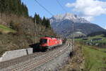 1016 045 und 1293 xxx waren mit einem gemischten Gterzug am 29.