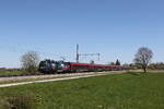 1116 208  JOYN  war am 25. April 2026 bei �bersee am Chiemsee in Richtung Innsbruck unterwegs.