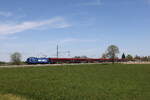 1116 154  Zugkraft f�r Europa  aus Salzburg kommend am 27. April 2026 bei �bersee am Chiemsee.