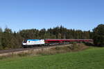 1116 229  Voestalpine  mit einem  Railjet  aus Salzburg kommend am 9.