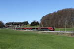 80-90 708 auf dem Weg nach Salzburg am 8. April 2025 bei Axdorf.