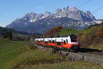 4748 045 aus St. Johann kommend am 5. November 2025 bei Fieberbrunn.