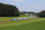 westbahn/856036/4010-022-aus-wien-kommend-am 4010 022 aus Wien kommend am 9. Juli 2024 bei Axdorf.