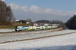 4010 026 aus Wien kommend am 15. Februar 2025 bei Axdorf.