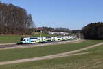 4010 032 aus Wien kommend am 19. Mrz 2025 bei Axdorf.