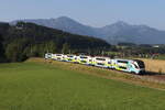 4010 031 auf dem Weg nach Wien. Aufgenommen am 19. August 2025 bei Vachendorf.