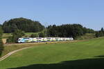 4010 019 aus Wien kommend am 19. August 2025 bei Vachendof im Chiemgau.